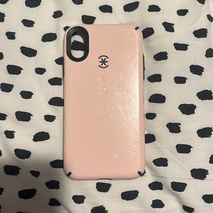 Pink XR speck phone case